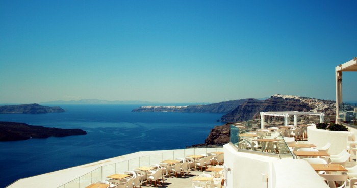 Řecko - Santorini / Santo Wines / Foto: dovolenkářka