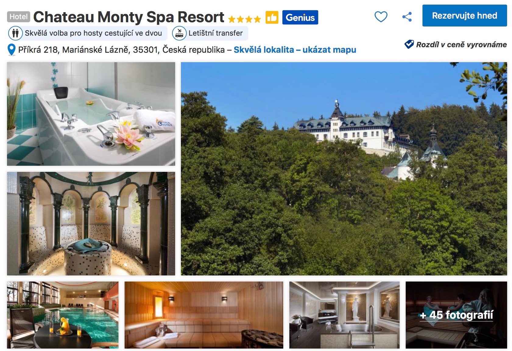Chateau Monty Spa Resort - Mariánské Lázně