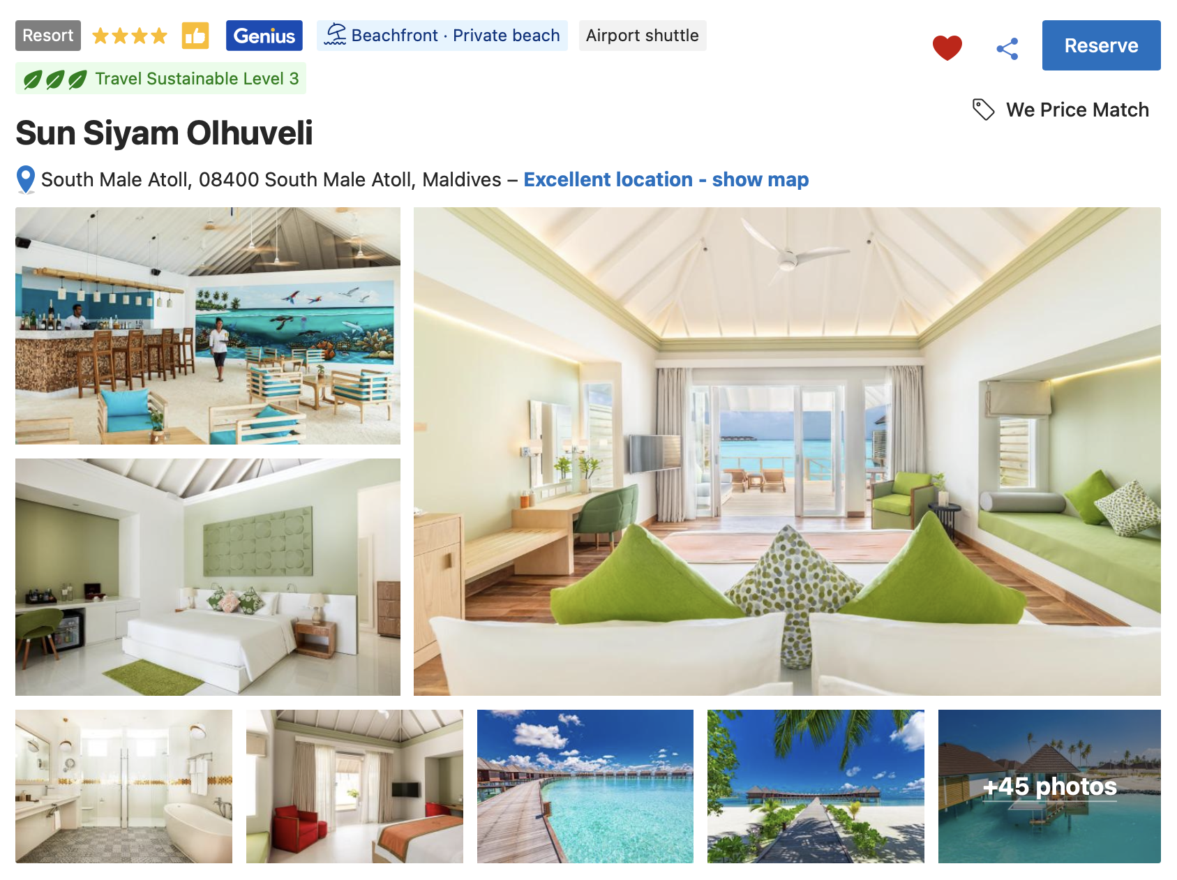 Sun Siyam Olhuveli Maledivy