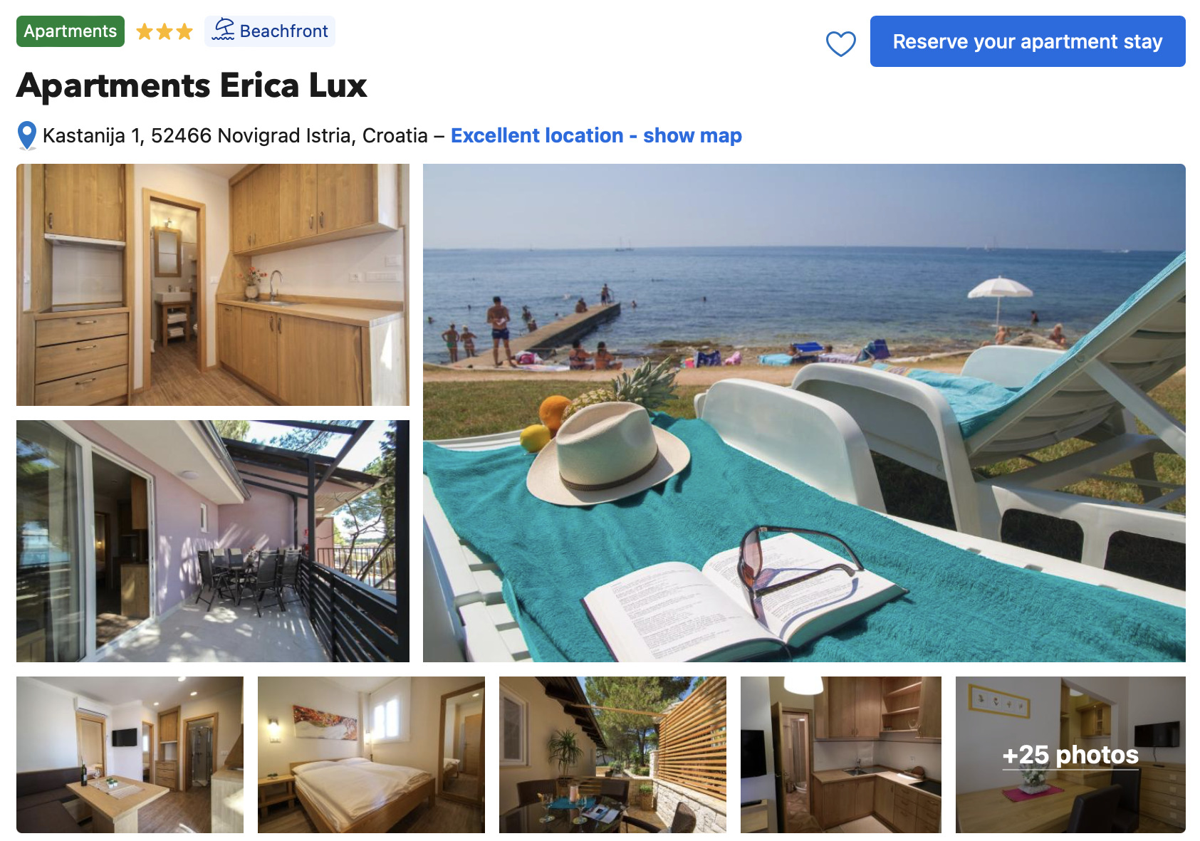 Accommodation in Novigrad