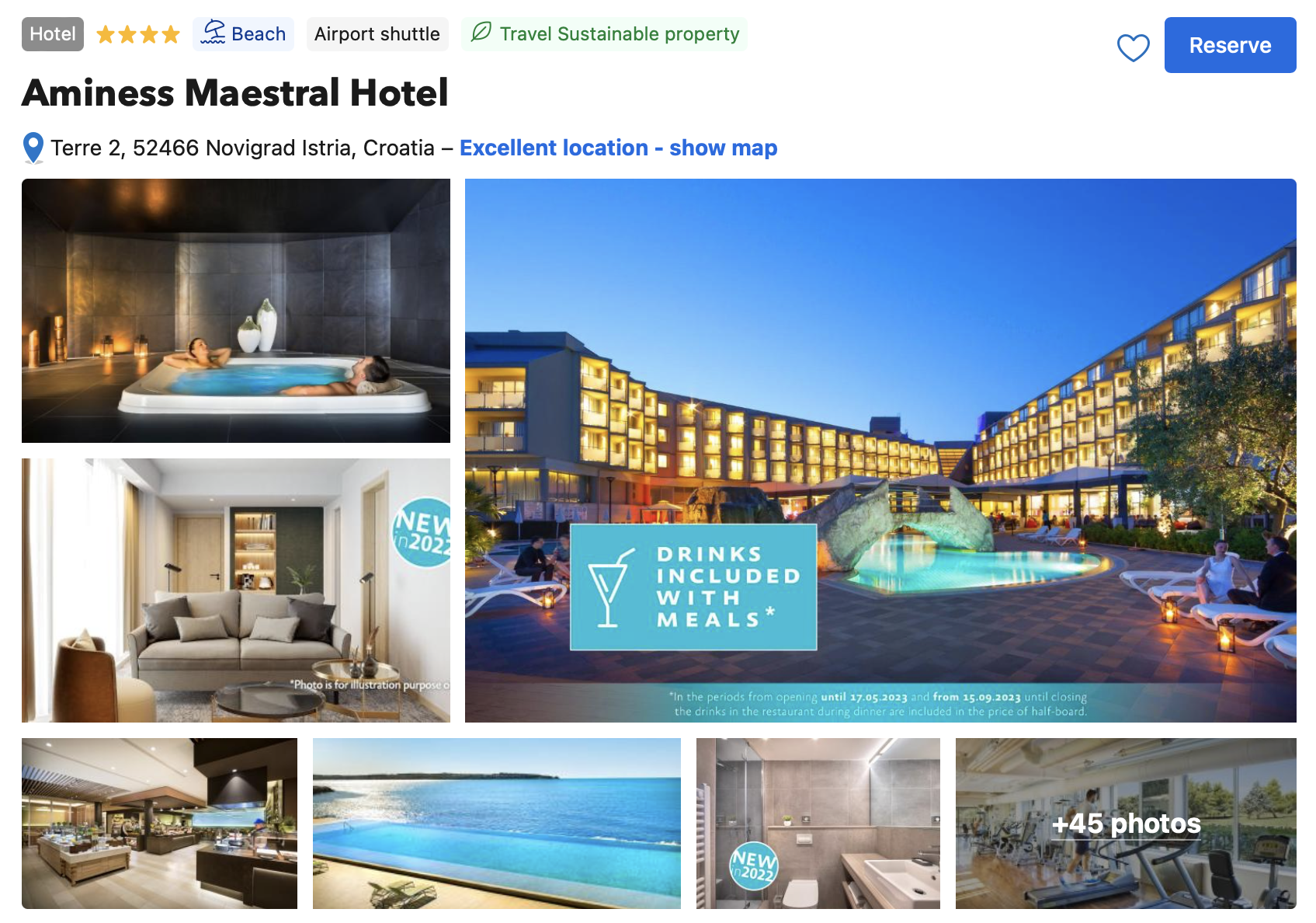 Accommodation in Novigrad