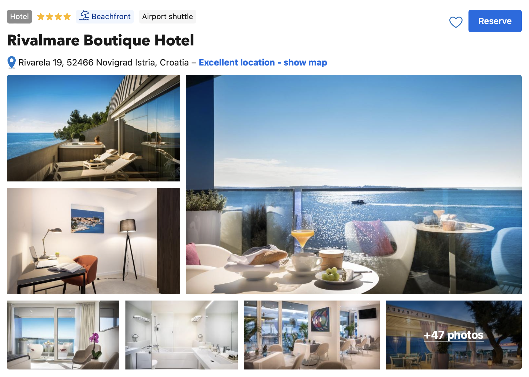 Accommodation in Novigrad