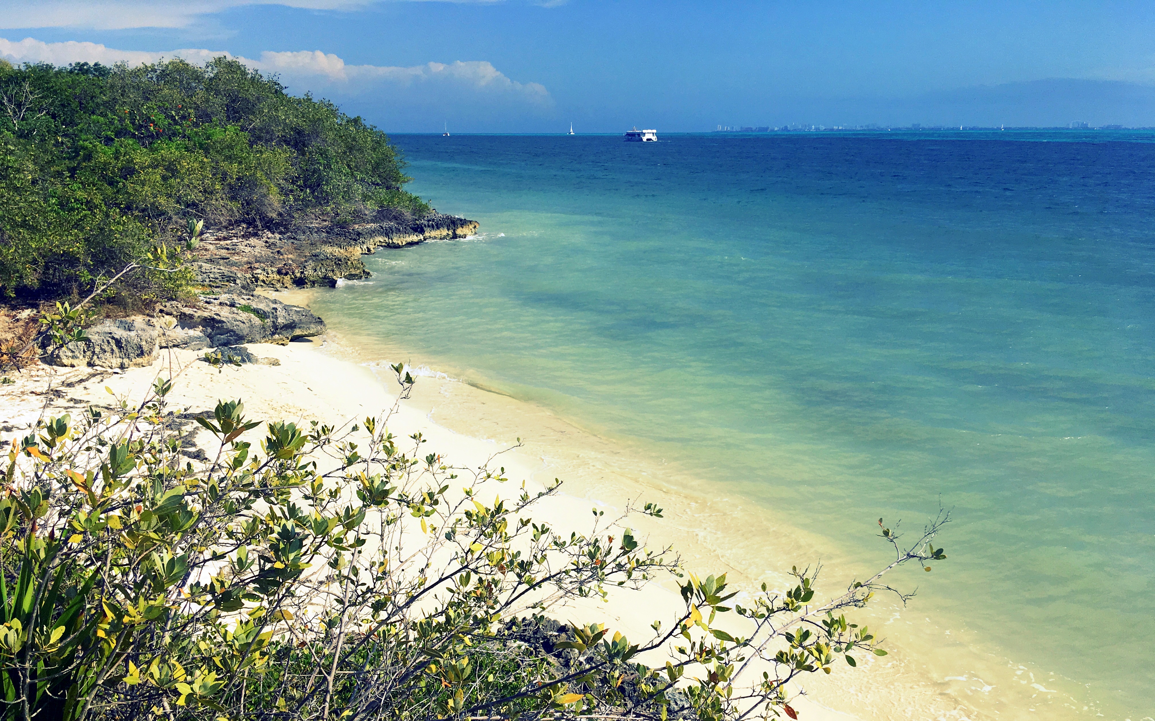 Výlety v Mexiku: Isla Mujeres, soukromá pláž