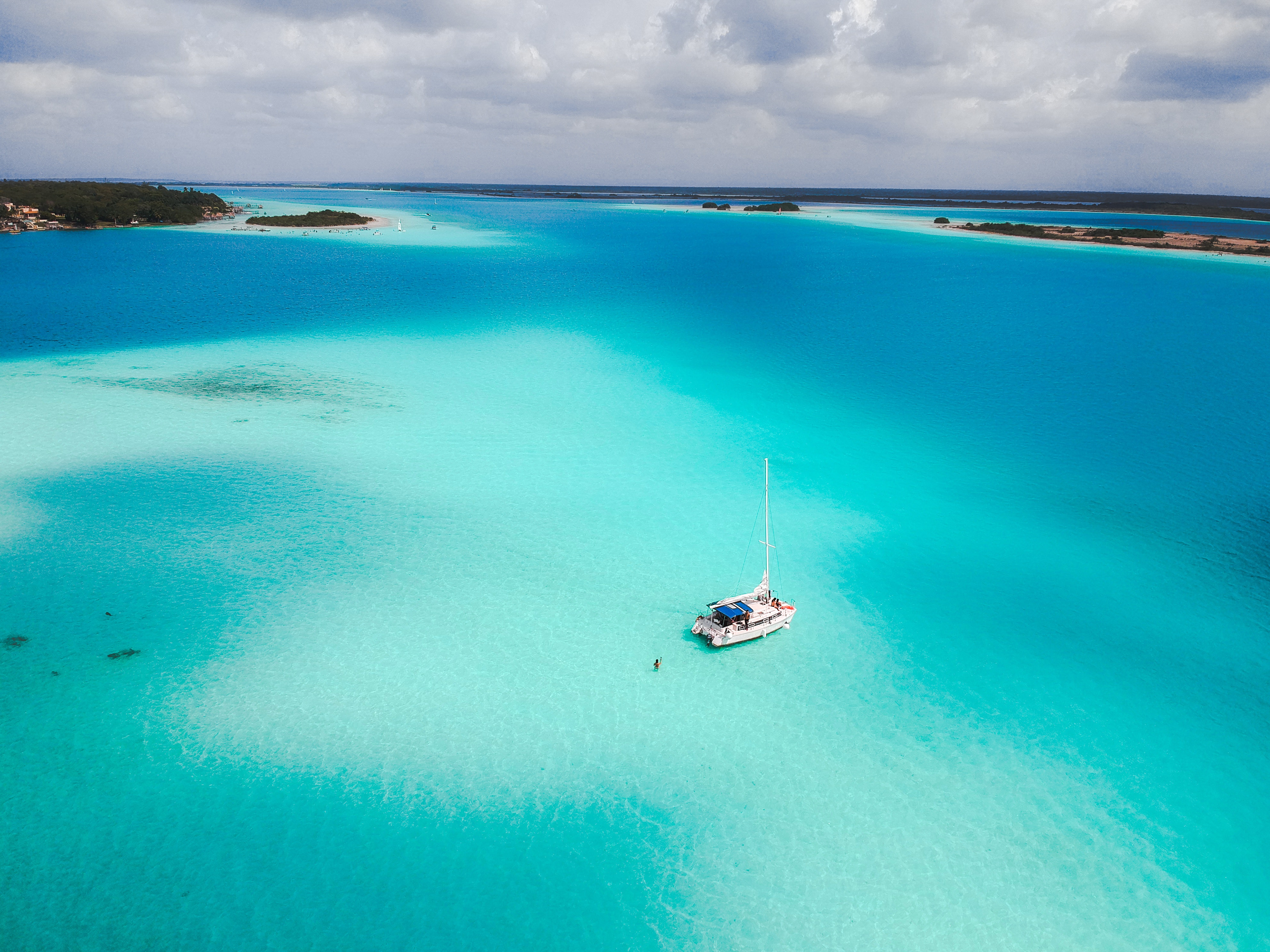 Výlety v Mexiku: Laguna Bacalar 