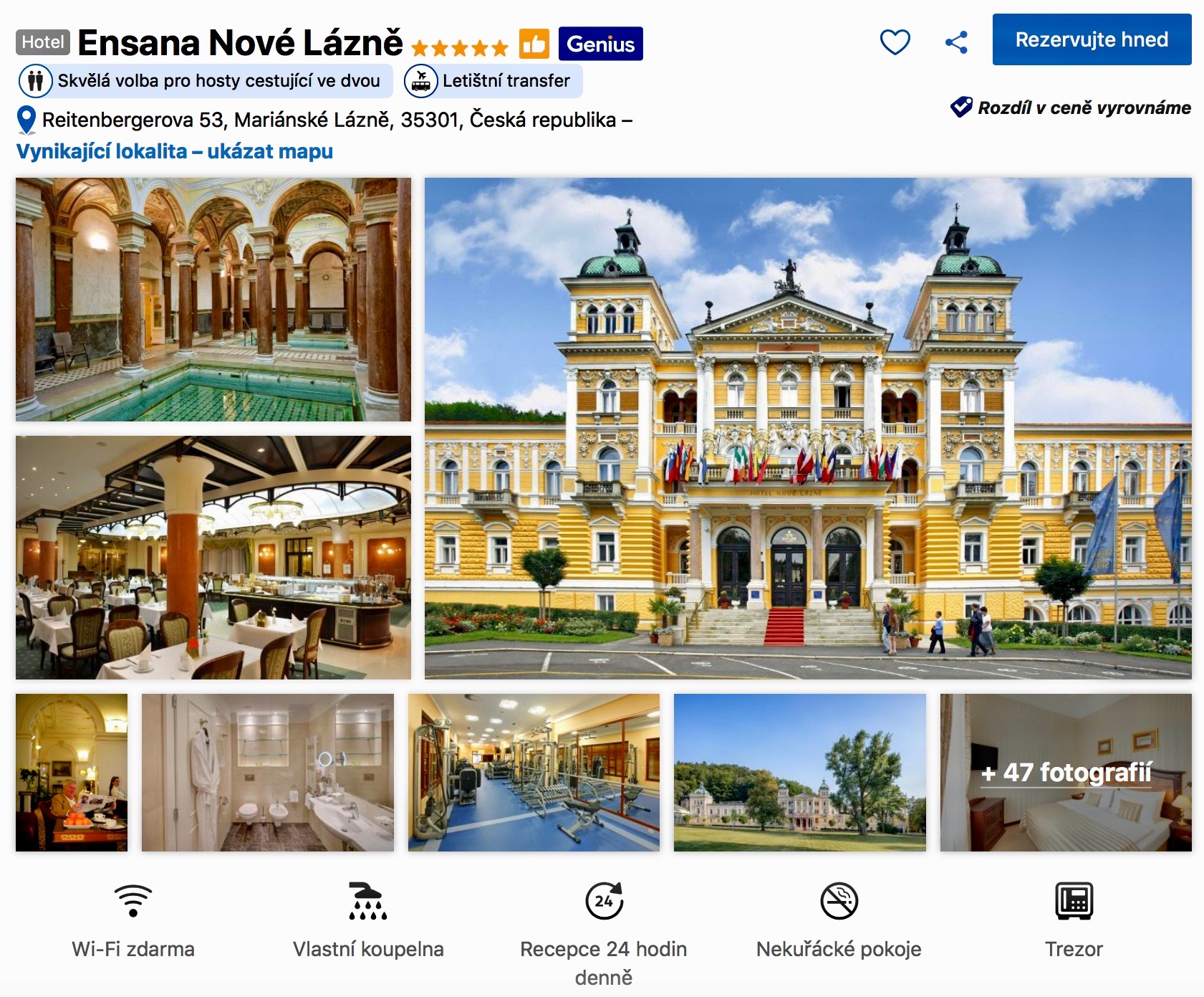 Ensana Nové Lázně - Mariánské lázně