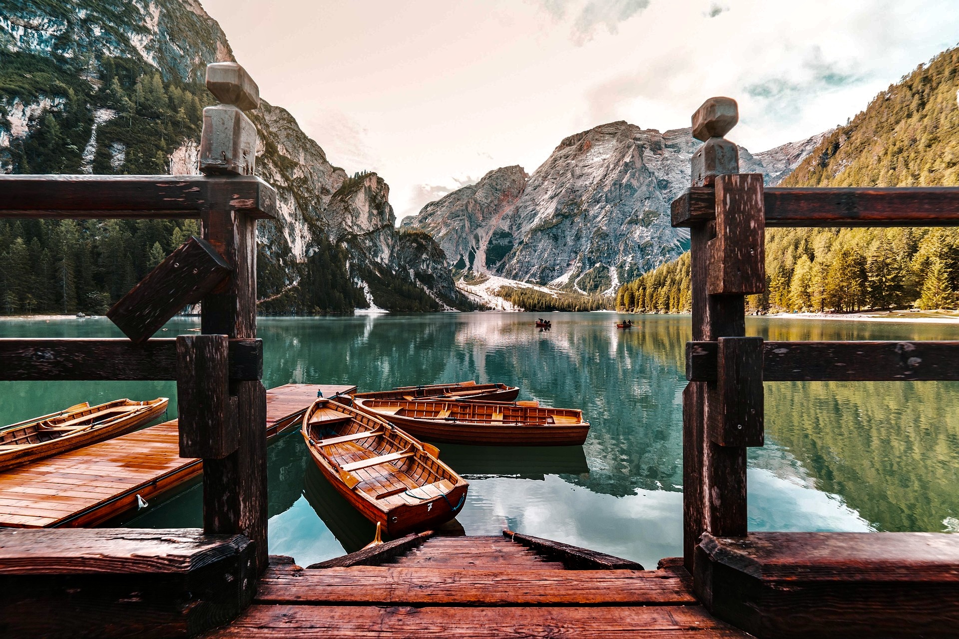 Jezera v říjnu / Lago di Braies
