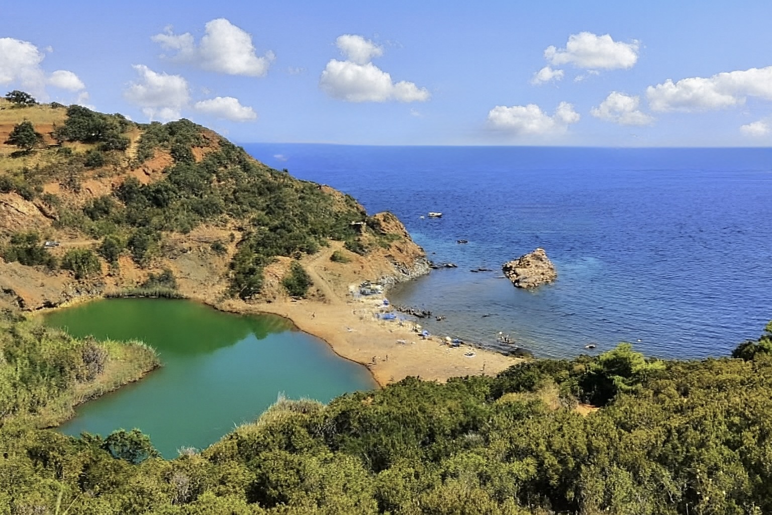 Elba Spiaggia di Terranera - Dovolenkářka Elba průvodce Spiaggia di Terranera