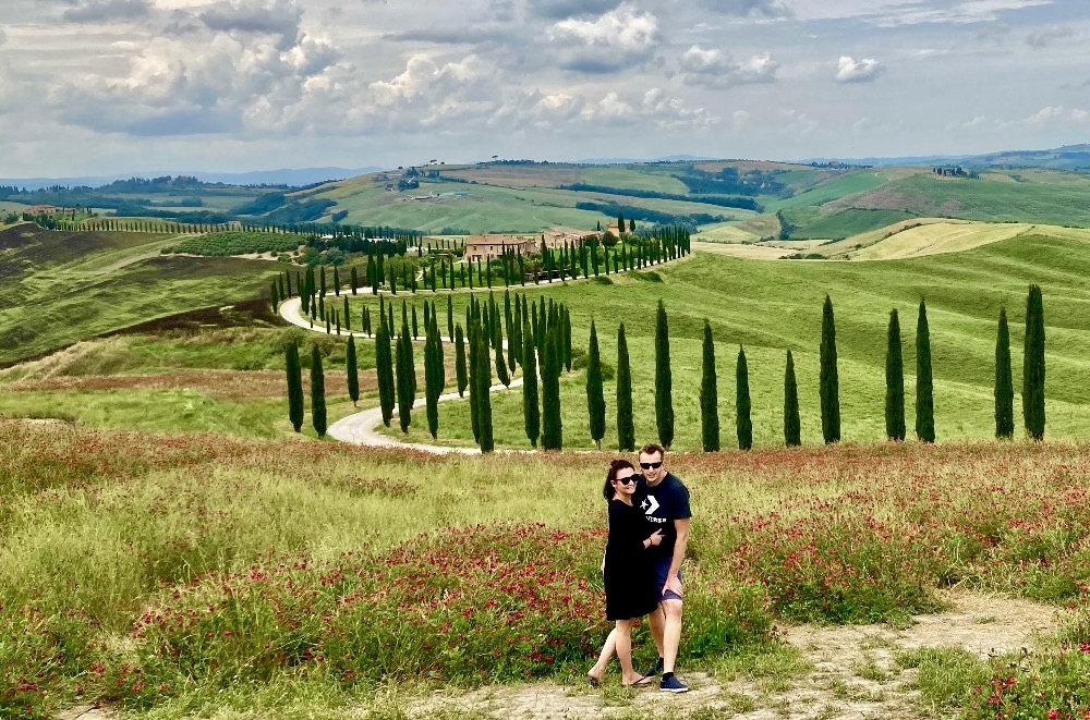 Toskánsko - vyhlídka Baccoleno