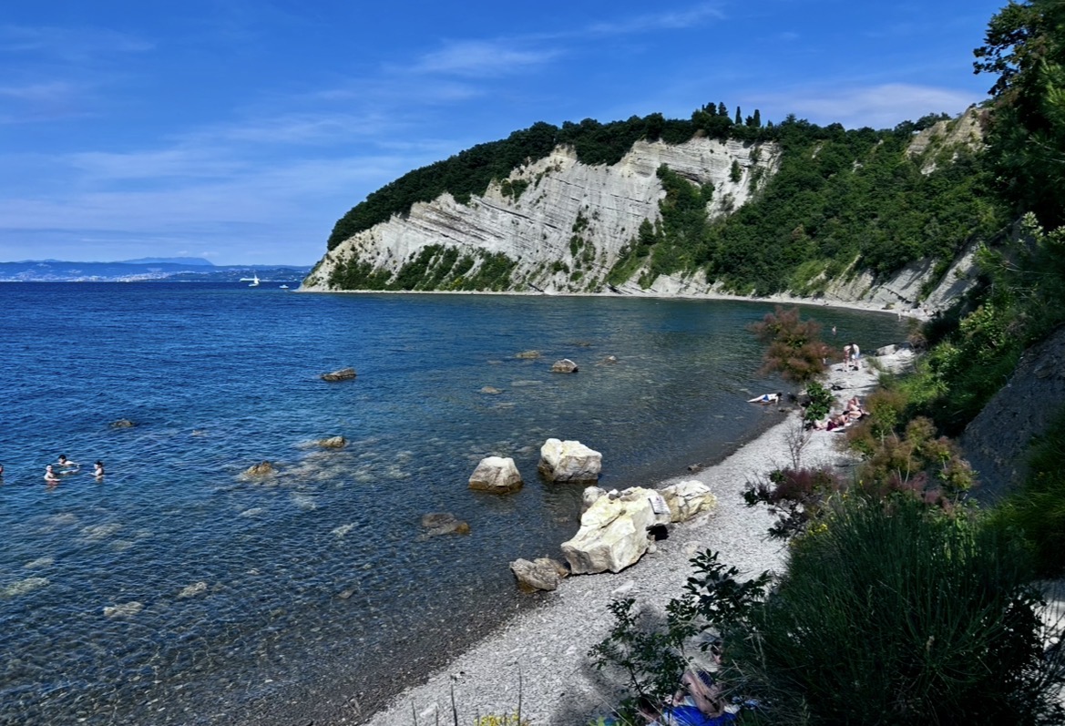 Nejhezčí pláž Slovinska - Měsíční záliv - Strunjan