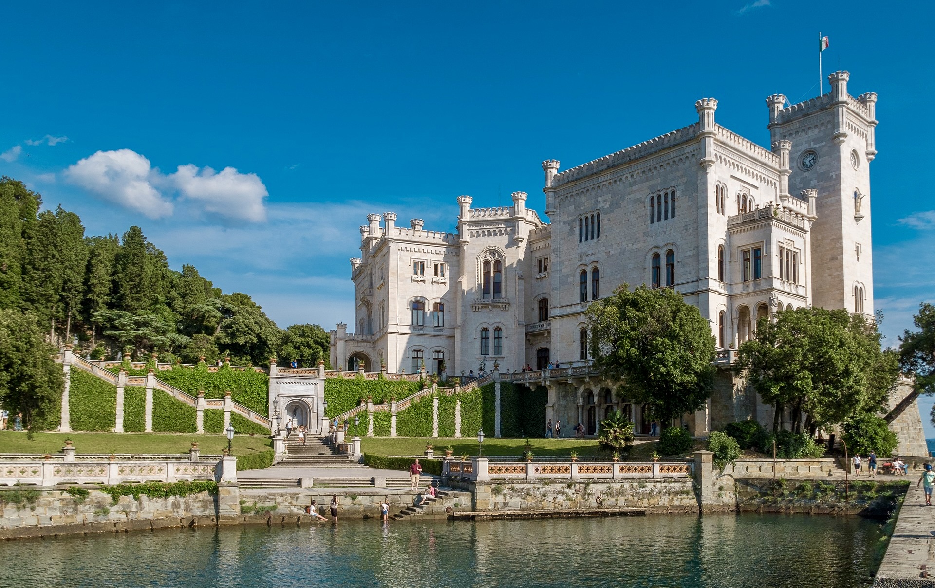 Terst - co vidět v Terstu - Zámek Miramare 