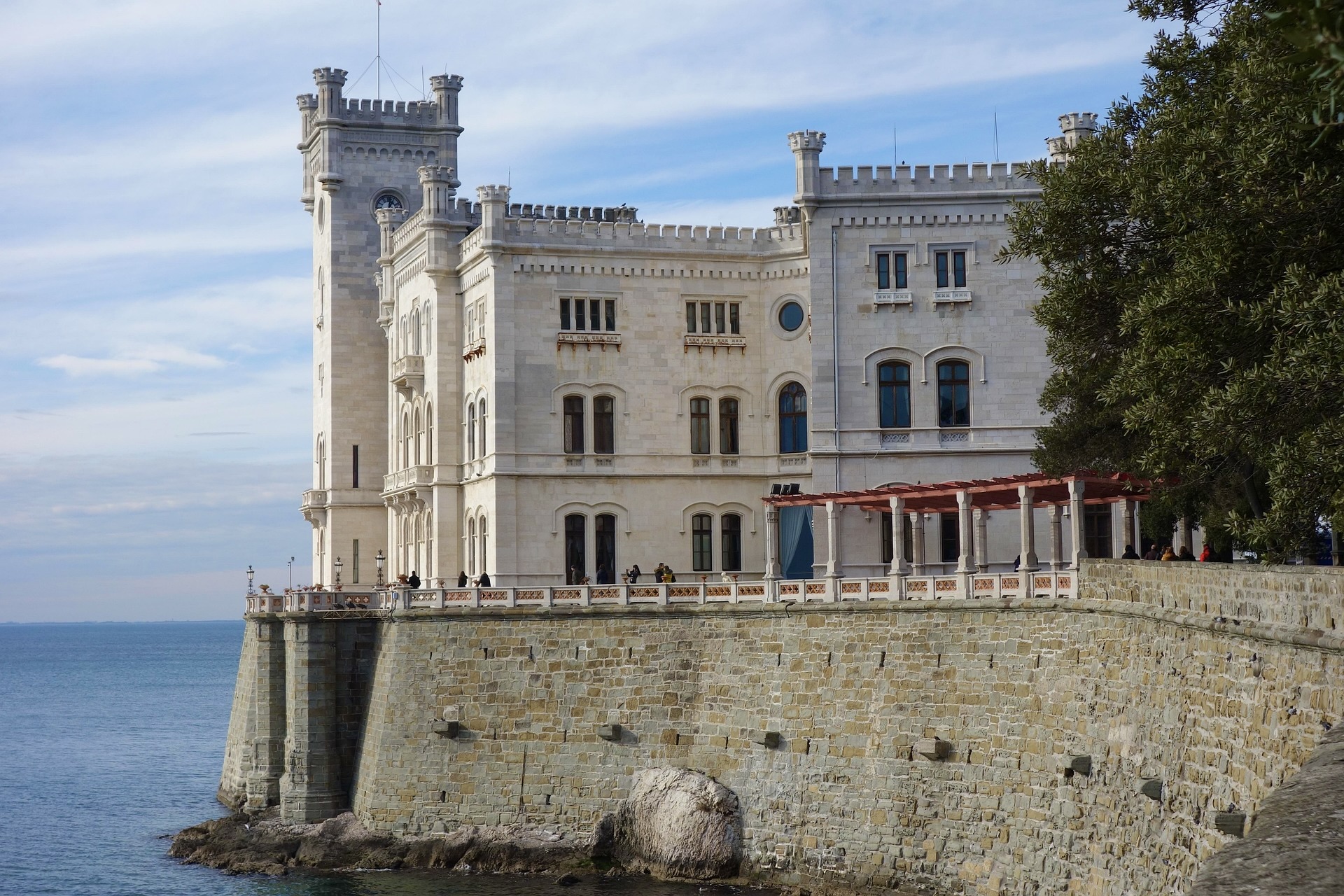 Terst - co vidět v Terstu - Zámek Miramare