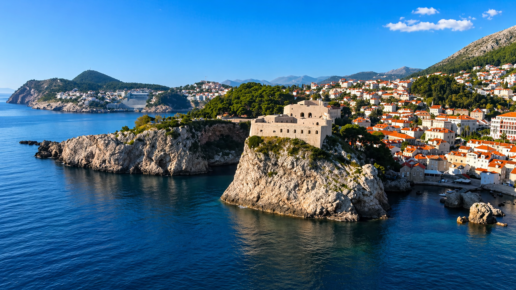Dubrovník Chorvatsko pevnost Lovrijenac