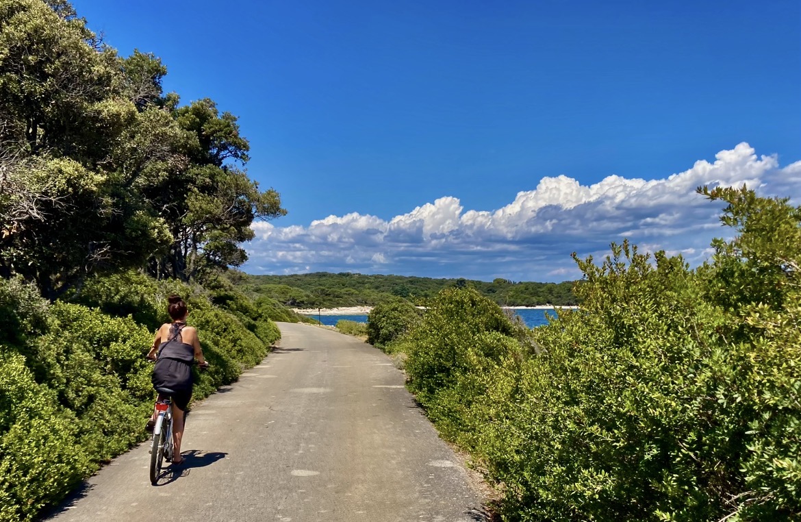 Půjčení kola na Brijuni - Dovolenkářka Fahrradverleih auf Brijuni