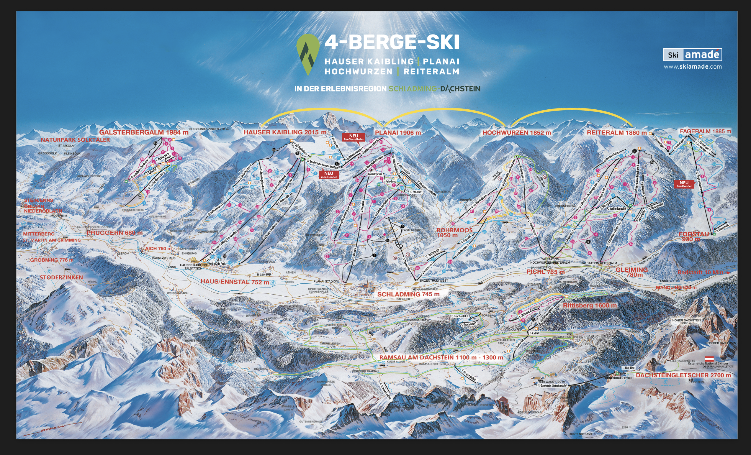 Schladming lyžování - Dovolenkářka Schladming lyžování